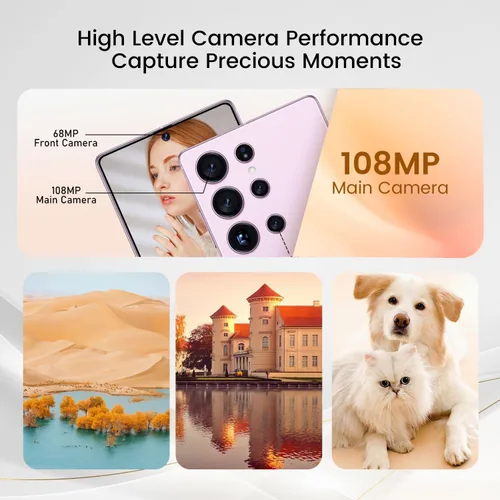 Miniatura 5 de I25 Ultra Flagship Killer Smartphone - Snapdragon 8 Gen 3, 16 GB+512 GB, pantalla FHD+ masiva de 6.99 pulgadas, cámara Pro de 108 MP+68 MP, batería