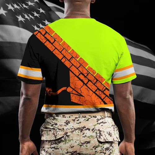 Miniatura 7 de Sudadera con capucha de alta visibilidad para hombre, ropa de trabajo de seguridad Hi Vis con diseño reflectante
