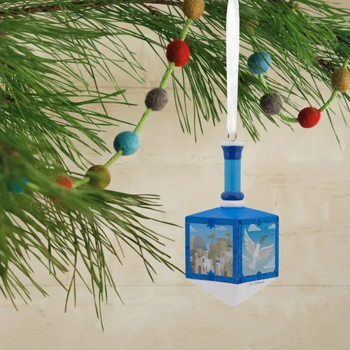 Miniatura 5 de Hallmark Adorno de Hanukkah Dreidel
