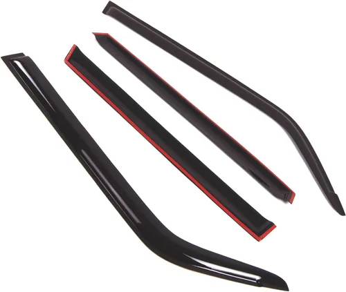 Miniatura 2 de Visor de ventana compatible con Scion Scion xB 2008-2015, DGWV2-388, deflector de montaje exterior, protector de lluvia, humo oscuro, juego de 4