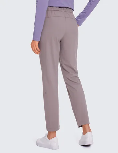 Miniatura 2 de CRZ YOGA - Pantalones deportivos de golf elásticos en 4 direcciones para mujer, pantalones de trabajo de vestir de 78, con bolsillos, para deportes