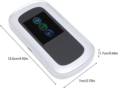 Miniatura 9 de SUNGOOYUE Hotspot WiFi 5G portátil, enrutador de alta velocidad 2.5Gbps compatible a nivel mundial para 11, WiFi móvil ligero para OntheGo