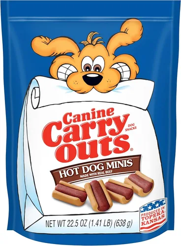 Miniatura 5 de Canine Carry Outs Golosinas para perros, sabor a carne, 22.5 onzas (paquete de 4)
