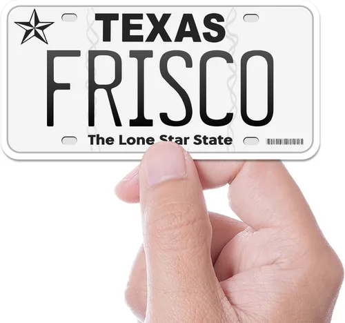 Miniatura 52 de Calcomanía para placa de matrícula de Texas, elige entre más de 50 ciudades de TX, calcomanía para parachoques de Texas para automóvil, calcomanías