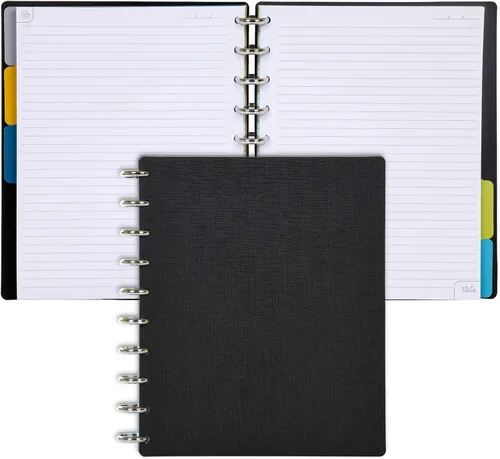 Miniatura 6 de Talia - Cuadernos de notas con tapas, planificador, personalizables, (Azul de Verano, Junior (5.5 pulgadas x 8.5 pulgadas)) Azul verano
