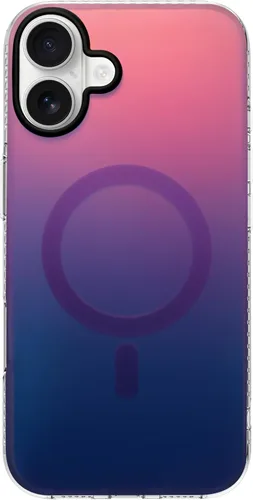 Miniatura 39 de Funda degradada para iPhone 14 Pro - Diseño multicolor degradado naranja y amarillo, resistente a los impactos y con imanes