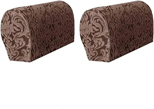 Miniatura 10 de Fundas elásticas para reposabrazos de sofá jacquard, funda europea de tejido suave para reposabrazos, funda protectora de muebles, fundas para sofá