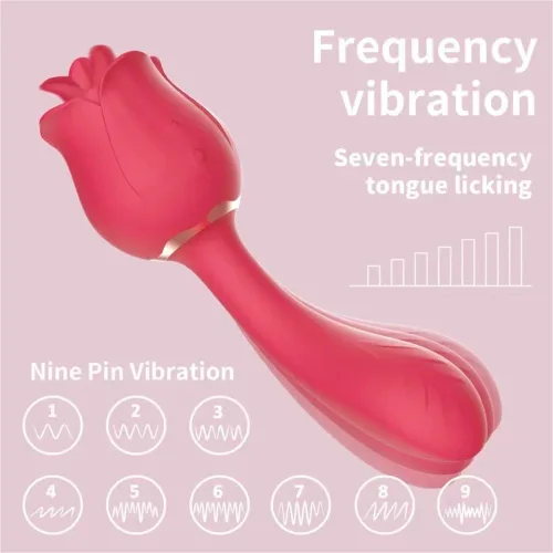 Miniatura 3 de Vibrador de juguete rosa para mujeres, lamer el clítoris, vibradores de punto G para mujeres, consolador de pezón de clítoris, estimulador