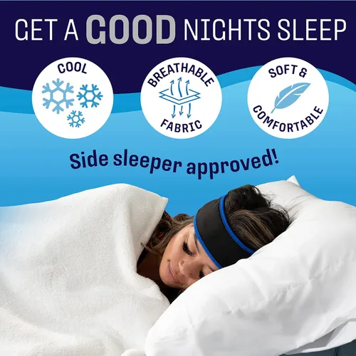 Miniatura 4 de CozyPhones auriculares para dormir y bolsa de viaje, forro de malla Lycra Cool y altavoces ultra delgados. Perfecto para dormir, hacer deportes