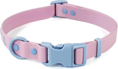 Miniatura 13 de Wolfone - Collar impermeable para perros con hebilla de liberación rápida, collar ajustable lindo para perros, cómodo, resistente, duradero, a Verde