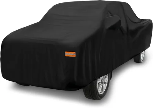 X AUTOHAUX Funda para camioneta Toyota Tacoma Doble Cabina 4P 1,5 m de largo 2005-2021 Protección contra sol, lluvia, polvo, viento y nieve 190T-PU