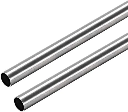 uxcell Tubo redondo de acero inoxidable 304 de 0.236 in de diámetro exterior de 0.008 in de espesor de pared de 9.843 in de longitud, tubo recto sin