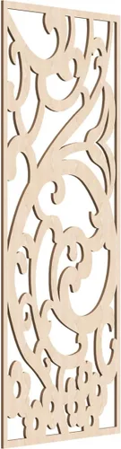 Miniatura 119 de Bridgewater - Paneles de pared decorativos de madera con calado, 9 3/8 pulgadas de ancho x 24 3/8 pulgadas de alto x 1/4 de alto, nogal