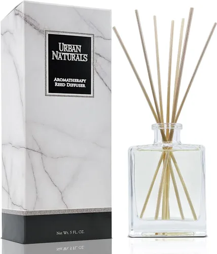Miniatura 15 de Urban Naturals Balsam Forest - Juego de aceites difusores de varillas – Abeto Fraser, hoja perenne, pino, cedro leñoso y sándalo – Botella de vidrio