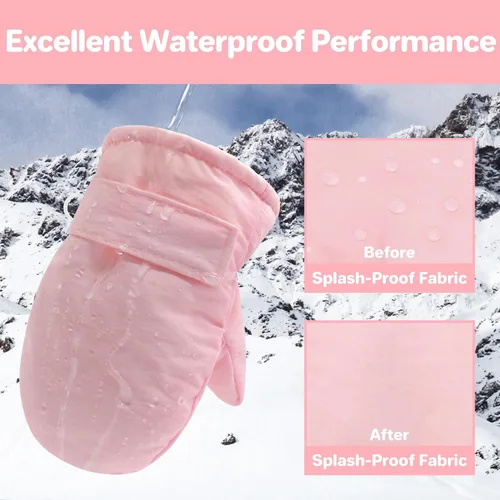 Miniatura 38 de QikQik Guantes de invierno impermeables para niños pequeños - Guantes de nieve para bebés