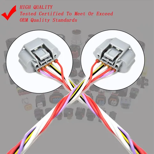 Miniatura 9 de Sensor de flujo de aire masivo Conector Conector de Coleta Arnés 22680-1MG0A AFH60M-39 Reemplazo para Nissan Infinity