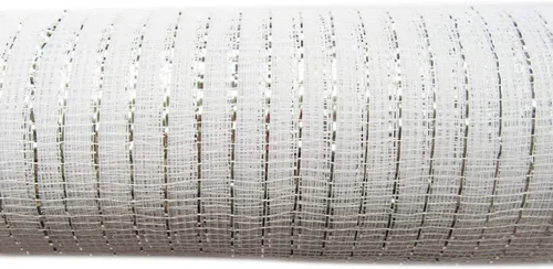Miniatura 55 de YYCRAFT cinta metálica de malla de poliéster para decoración y manualidades, 10 yardas Rosa