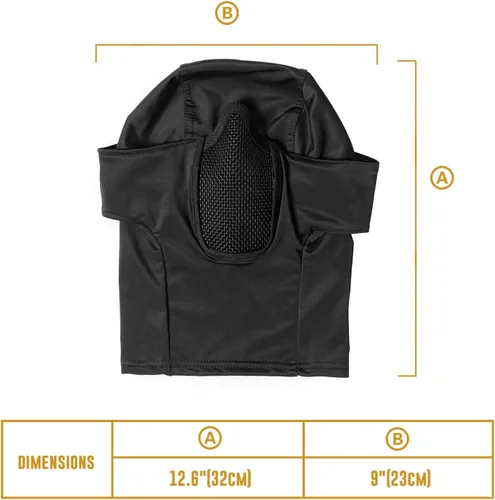 Miniatura 6 de OneTigris Pasamontañas de malla, máscara táctica Ninja con protección facial completa para exteriores