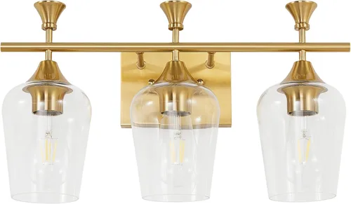 Miniatura 11 de Lámparas de baño (2 luces, 38 cm), luces de tocador mate negras para baño con pantalla de vidrio esmerilado blanco, luces de pared modernas