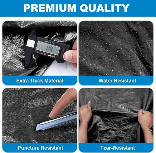 Miniatura 8 de TICONN Bolsas para colchón para mudanza, bolsa de almacenamiento de servicio pesado para colchón Full XL con asa perimetral y hebillas ajustables