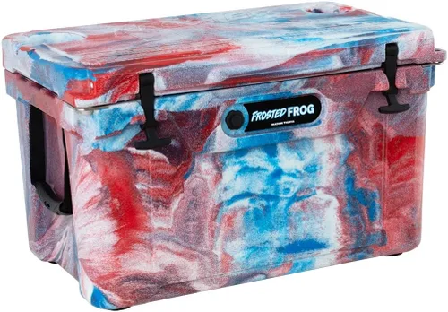 Miniatura 14 de USA Made Frosted Frog - Cofre de hielo de 45 cuartos de galón de camuflaje, resistente de alto rendimiento, moldeado por rotografía de grado