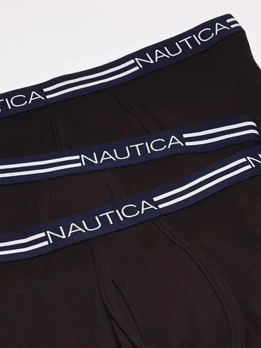 Miniatura 2 de Nautica Calzoncillos tipo bóxer clásicos de algodón para hombre (3 unidades)