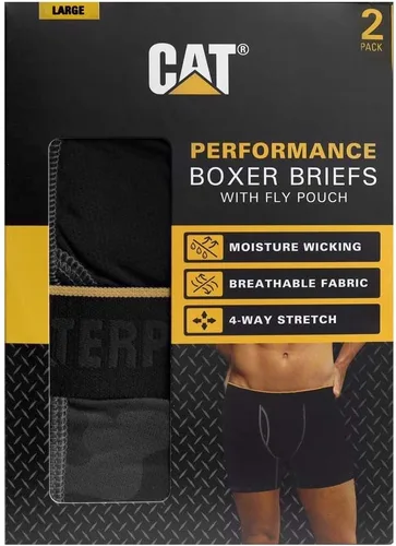 Miniatura 3 de Caterpillar Men's 2-Pack Sport Mesh Boxer Briefs