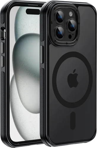 Miniatura 20 de Funda magnética fuerte para iPhone 12 Pro Max [Protección de grado militar de 10 pies] Compatible con MagSafe, funda protectora a prueba de golpes