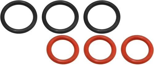 Miniatura 5 de 6 piezas de juntas tóricas de goma para bomba de dirección asistida, entrada y salida, compatibles con Honda P/S Manguera de alta presión, reemplaza