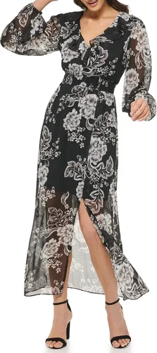 Miniatura 2 de GUESS Vestido estampado floral de gasa para mujer