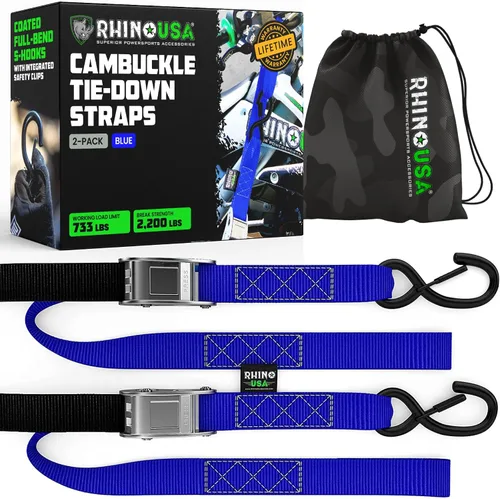 Miniatura 9 de Rhino USA Cambuckle - Correas de amarre para motocicleta