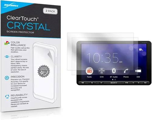 Miniatura 9 de BoxWave Protector de pantalla compatible con Sony XAV-AX8000 – ClearTouch Anti-Glare (2 unidades), antihuellas mate