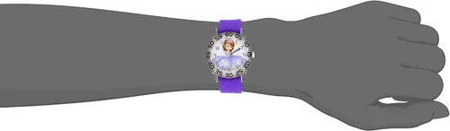 Miniatura 2 de Disney Jr. Kids' Plastic Time Teacher Analog Quartz Nylon Strap Watch