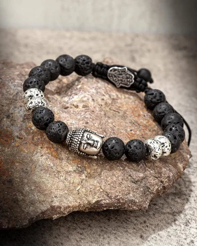 Miniatura 8 de Pulsera para hombre pulseras de cristales y piedras curativas para hombres pulseras de cuentas de cristales curativos regalos para hombres