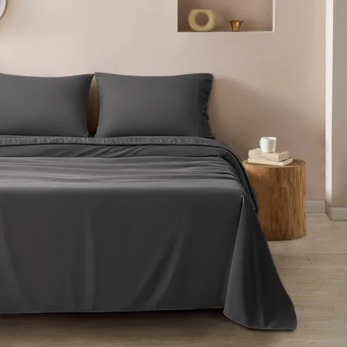 Miniatura 3 de SONORO KATE Juego de sábanas de cama, sábanas suaves de 1800 hilos, sábanas y fundas de almohada de microfibra refrescante, sábanas de 4 piezas