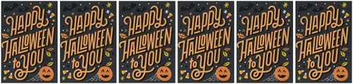 Miniatura 3 de Hallmark Paquete de tarjetas de Halloween, feliz Halloween (6 tarjetas con sobres)