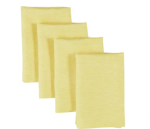 Miniatura 51 de Solino Home Athena - Juego de 4 manteles individuales cuadrados de lino natural claro de 14 x 14 pulgadas, manteles individuales 100 % lino puro
