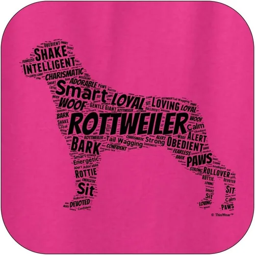 Miniatura 11 de ThisWear Rottweiler Word Art - Sudadera con capucha para perro y cachorro