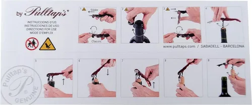 Miniatura 6 de Pulltap's Abridor de botellas de vino con sacacorchos deslizante 900 (Amarillo - amarillo)