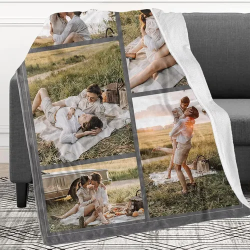 Miniatura 58 de Manta personalizada con imagen, mantas personalizadas para adultos y niños, manta de fotos personalizable, mantas personalizadas como regalo para 5