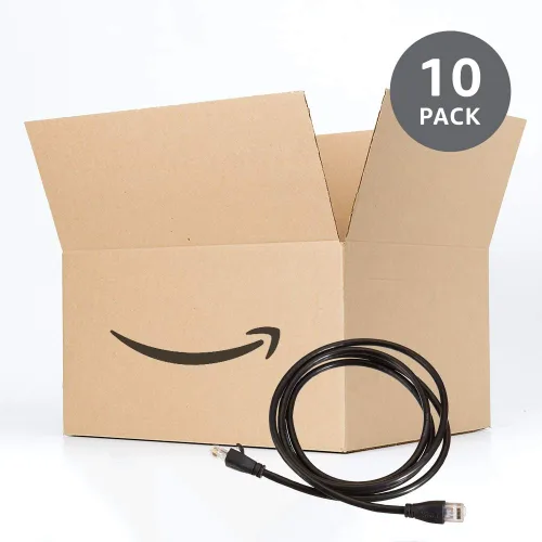 Miniatura 6 de Amazon Basics Cable de conexión Ethernet RJ45 Cat-6 de 5 pies (1.5 metros), 16 paquetes de 10, 160 unidades en total, negro