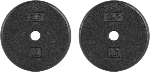 Miniatura 14 de CAP Barbell Placas de peso estándar de hierro fundido de 1 pulgada, individuales y juegos 1.25-50 libras Múltiples opciones Gris