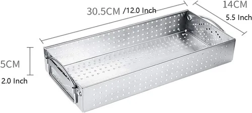Miniatura 6 de Organizador grande de cubiertos para cajones, organizador de utensilios de malla de acero inoxidable 304 para cajones de cocina, bandeja