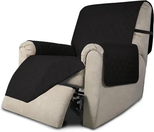 Miniatura 166 de Easy-Going - Funda para sofá, futón y sillón sin reposabrazos, reversible, resistente al agua, para mascotas y niños (azul oscuro/azul claro)