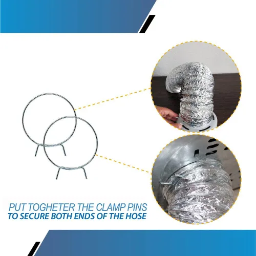 Miniatura 4 de Abrazadera de tensión de ventilación para secadora - 4" de diámetro (paquete de 10)