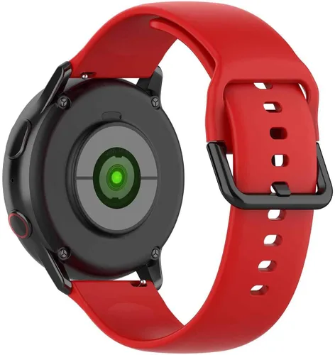 Miniatura 8 de KOMI Compatible con Active 2 Watch 1.732 in 1.575 in/Galaxy Watch 4 Classic 1.811 in 1.654 in, correa de repuesto de silicona suave de 0.787