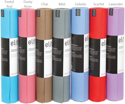 Miniatura 2 de Aeromat Elite Yoga Pilates Mat 0.197 in de espesor (24" x 72") para yoga o pilates, ejercicios generales