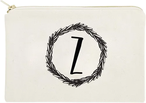 Miniatura 22 de The Cotton & Canvas Co. Bolsa de cosméticos personalizada con monograma y bolsa de maquillaje de viaje, A