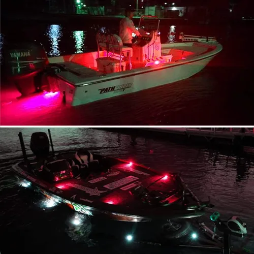 Miniatura 6 de Boaton Luces LED de pesca nocturna, cortesía, cubierta, luces de navegación para barcos, rojo Luces interiores rojas