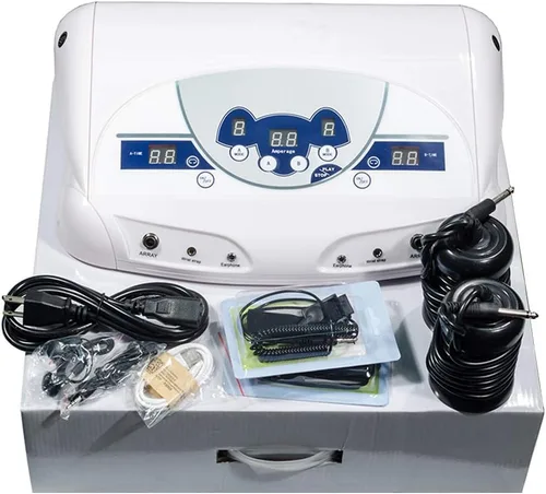 Miniatura 4 de iMeshbean Último profesional Dual Ionic Ion Detox Aqua Foot Spa Limpiar la máquina con reproductor de música Mp3 M # 01 EE.UU